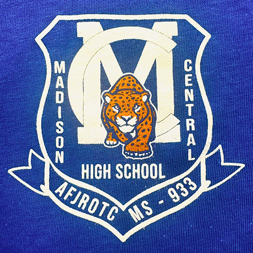 Madison Central High School AFJROTC MS-933 crest